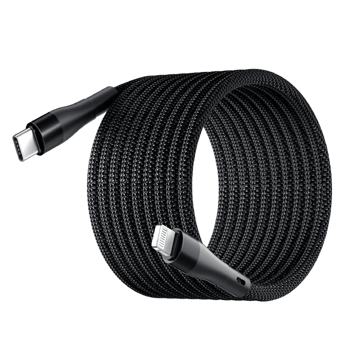 JUEJIA DuraLine系列 磁吸自束100W快充線(兩件裝)